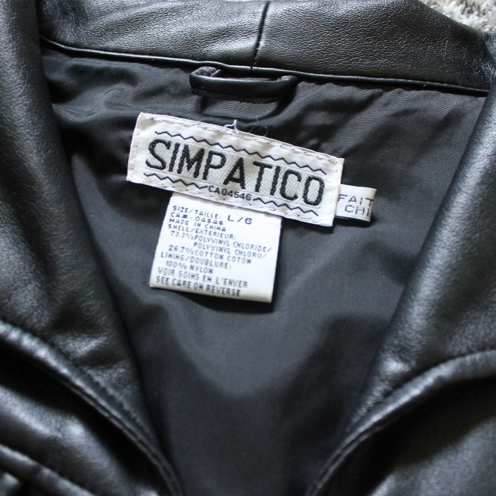Simpatico Vegan Leather Jacket